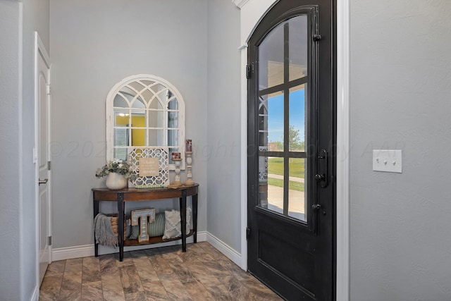 view of entrance foyer