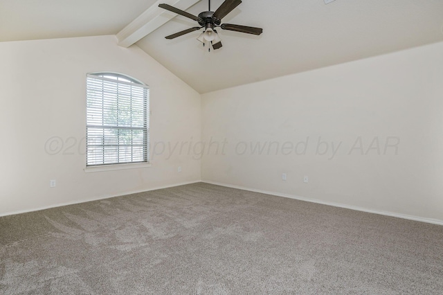 4529 Katharina Ct, Amarillo, TX 79110 - carpeted spare room featuring a ceiling fan and baseboards