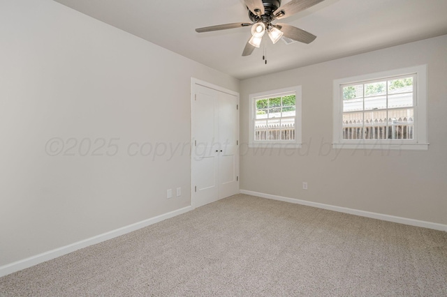 6011 Palmetto Trl, Amarillo, TX 79106 - unfurnished room featuring carpet flooring, baseboards, and a ceiling fan