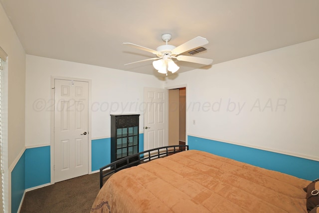 2604 Hawthorne Dr, Amarillo, TX 79109 - unfurnished bedroom featuring carpet floors, ceiling fan, and baseboards