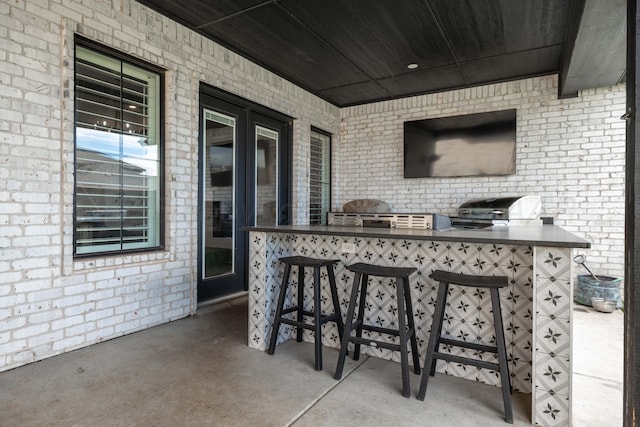 4410 N Rocking Chair Ln, Amarillo, TX 79124 - view of patio with area for grilling
