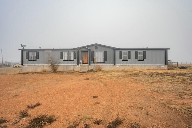 view of manufactured / mobile home