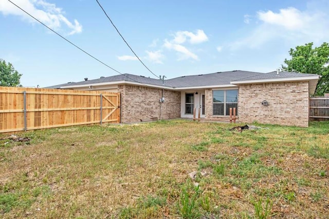 1132 Sterling Dr, Amarillo, TX 79110 - rear view of property with brick siding
