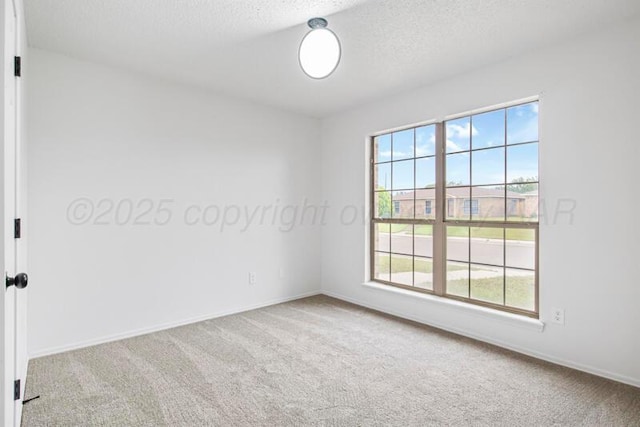 1132 Sterling Dr, Amarillo, TX 79110 - carpeted spare room featuring healthy amount of natural light, baseboards, and a textured ceiling