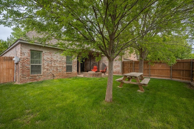 6007 Riley Elizabeth Dr, Amarillo, TX 79119 - view of yard featuring a fenced backyard