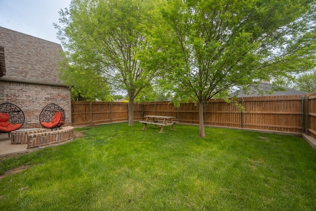 6007 Riley Elizabeth Dr, Amarillo, TX 79119 - view of yard featuring a fenced backyard