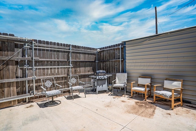 1301 Clyde St, Amarillo, TX 79106 - view of patio / terrace with a grill