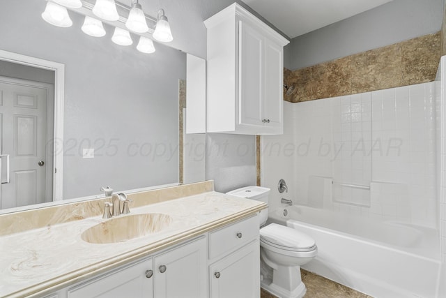 9317 Shylana Ave, Amarillo, TX 79119 - full bathroom featuring vanity and shower / bath combination