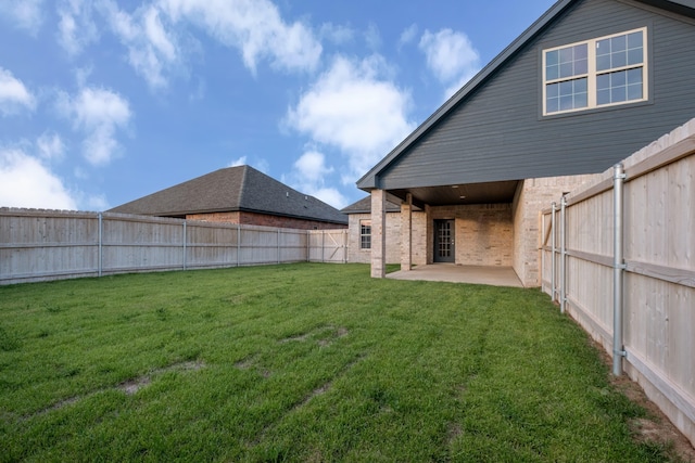 7602 Castleman Rd, Amarillo, TX 79119 - fenced backyard with a patio