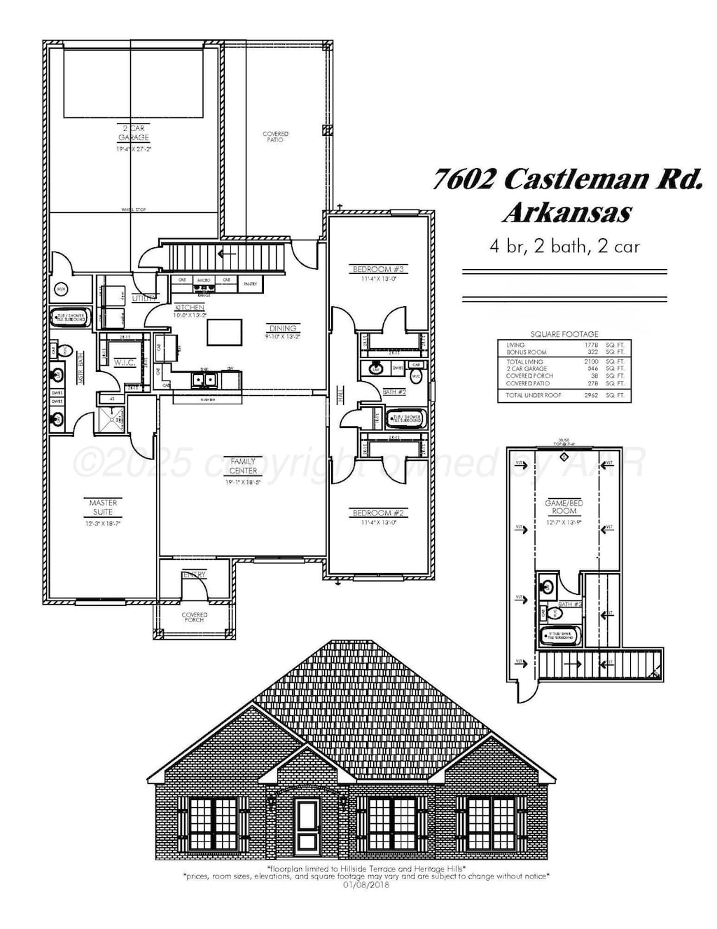 7602 Castleman Rd, Amarillo, TX 79119 - home floor plan