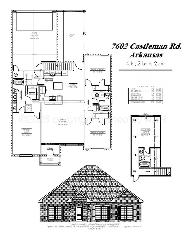 7602 Castleman Rd, Amarillo, TX 79119 - home floor plan