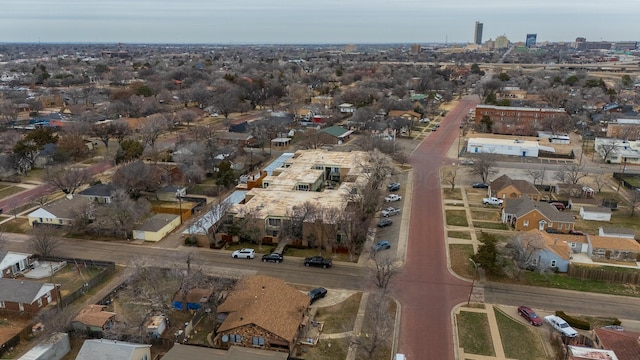 bird's eye view featuring a residential view