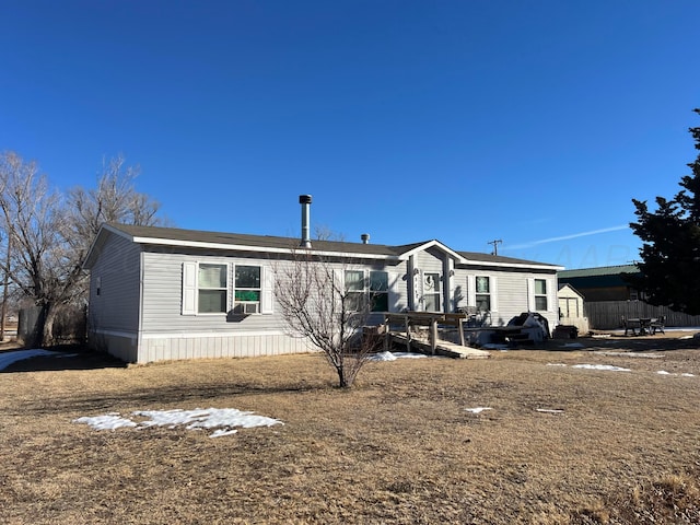 view of manufactured / mobile home