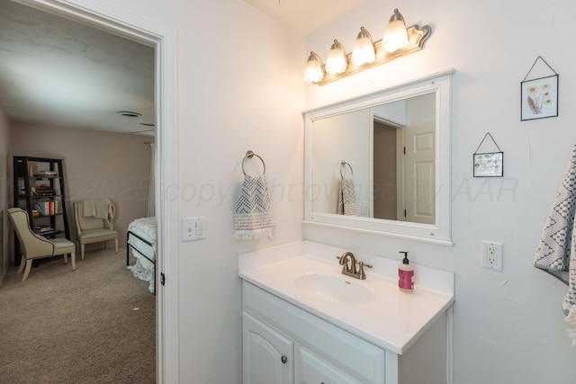 ensuite bathroom with vanity and ensuite bathroom