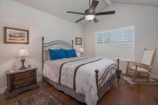 19550 Saddlehorn Rd, Amarillo, TX 79119 - bedroom featuring wood finished floors, baseboards, and a ceiling fan