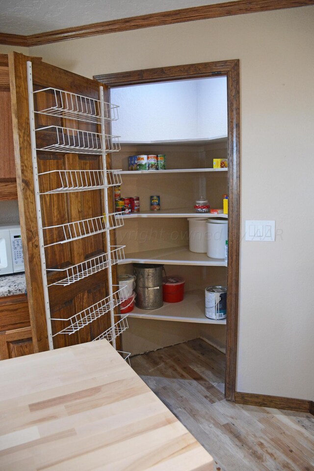 view of pantry