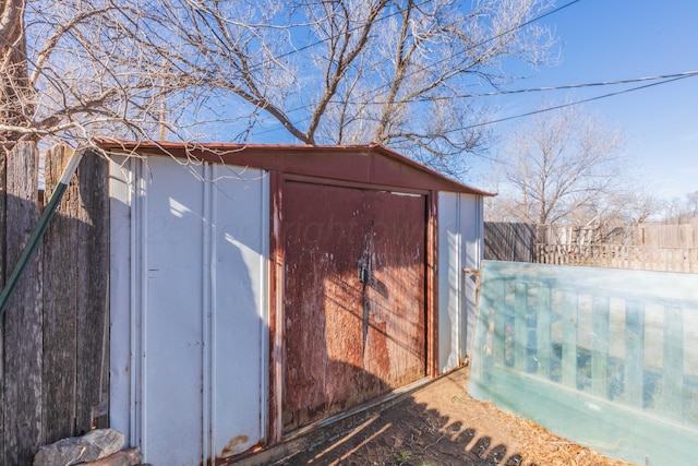 505 N Grace St, Stratford, TX 79084 - view of shed