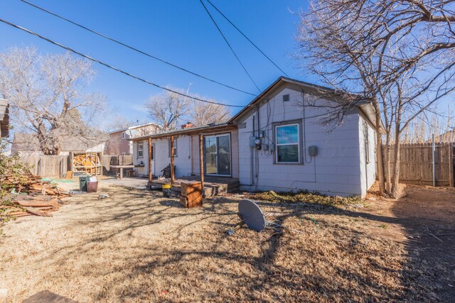 505 N Grace St, Stratford, TX 79084 - view of rear view of house