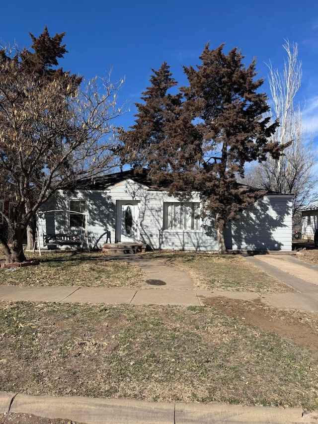 view of front of home