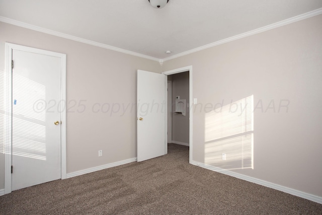 1928 Cherry St, Amarillo, TX 79106 - unfurnished bedroom featuring carpet floors and ornamental molding