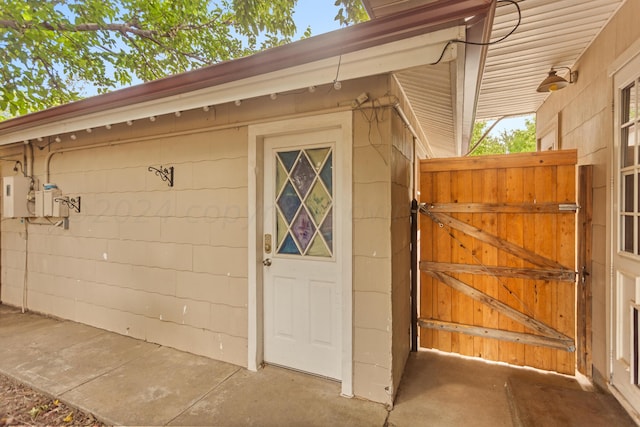 view of outbuilding