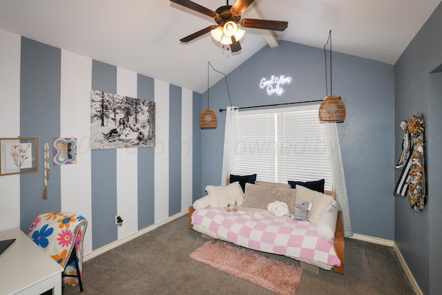 18150 19th St, Amarillo, TX 79124 - carpeted bedroom featuring baseboards and a ceiling fan