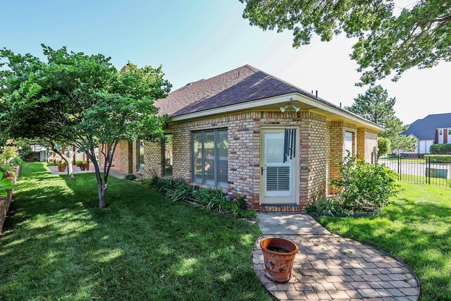 18 Didrickson Ln, Amarillo, TX 79124 - view of front of property with brick siding and roof with shingles