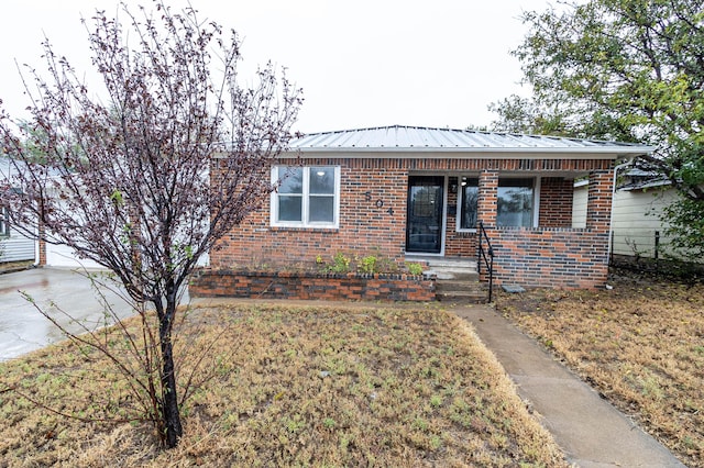 view of bungalow