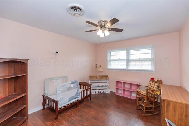 6102 Calumet Rd, Amarillo, TX 79106 - bedroom featuring wood-type flooring and baseboards