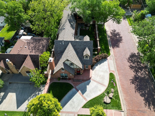 view of subject property
