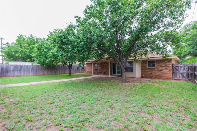 5025 S Fannin St, Amarillo, TX 79110 - view of fenced backyard