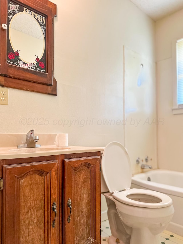 1705 Takewell St, Borger, TX 79007 - bathroom with vanity and toilet