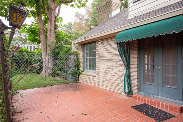 4321 Emil Ave, Amarillo, TX 79106 - view of patio / terrace featuring french doors