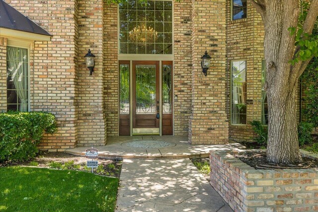3511 Kensington Pl, Amarillo, TX 79121 - entrance to property with brick siding