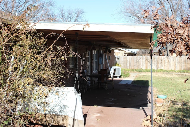 view of patio