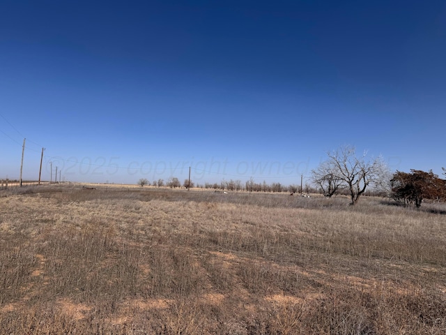 view of nature with a rural view