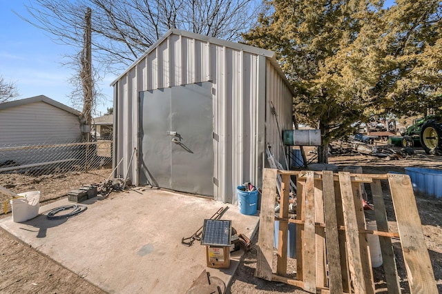 view of outbuilding