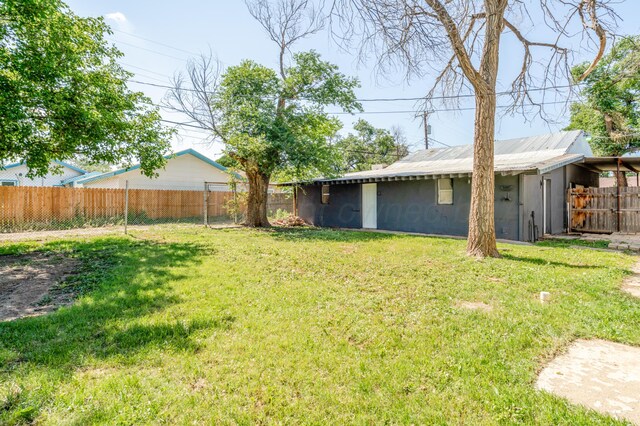 4106 S Jackson St, Amarillo, TX 79110 - view of fenced backyard