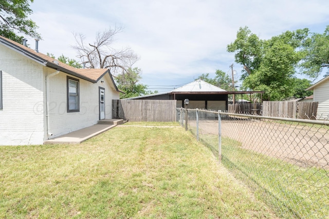 4106 S Jackson St, Amarillo, TX 79110 - view of yard