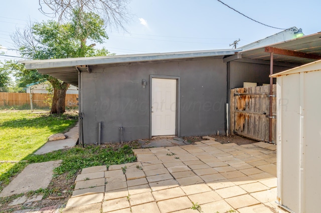 4106 S Jackson St, Amarillo, TX 79110 - view of outbuilding with a gate