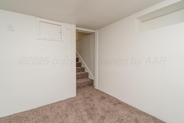4106 S Jackson St, Amarillo, TX 79110 - finished basement with carpet and stairway