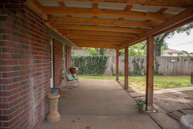 503 Maple Ave, Panhandle, TX 79068 - view of patio