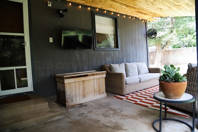 3603 S Lamar St, Amarillo, TX 79109 - view of patio featuring outdoor lounge area
