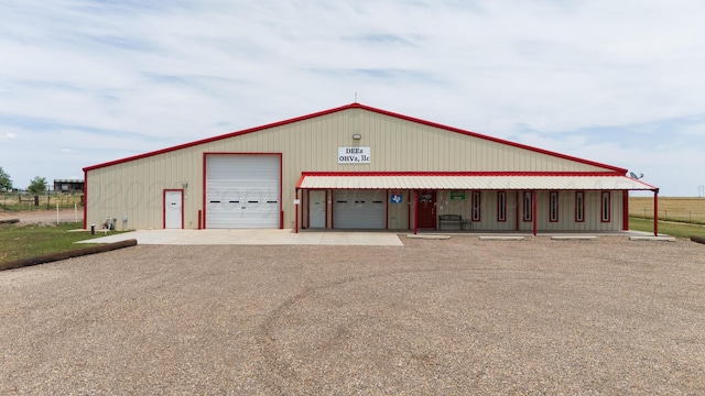 4687 E Fm 1151, Amarillo, TX 79118 - view of outbuilding featuring driveway and covered porch