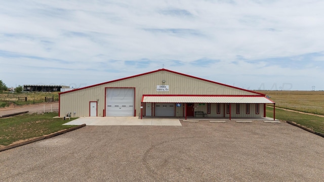 4687 E Fm 1151, Amarillo, TX 79118 - detached garage with driveway