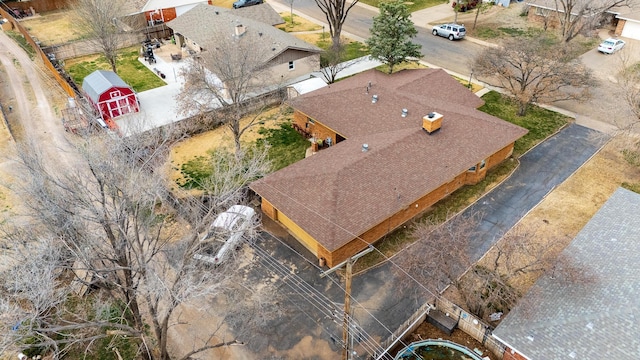drone / aerial view