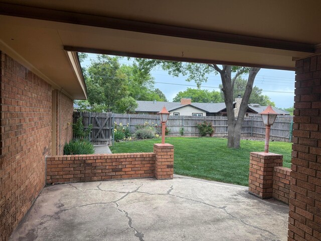 409 Thompson Ln, Canyon, TX 79015 - view of patio