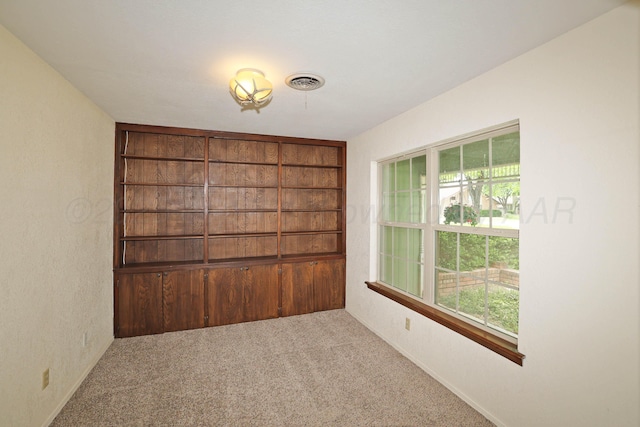 5507 Harvard St, Amarillo, TX 79109 - carpeted empty room featuring healthy amount of natural light and built in shelves