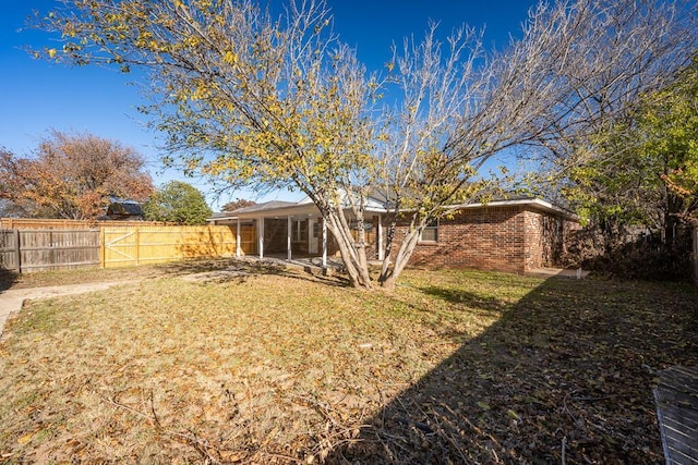4204 Roxton Dr, Amarillo, TX 79109 - view of fenced backyard