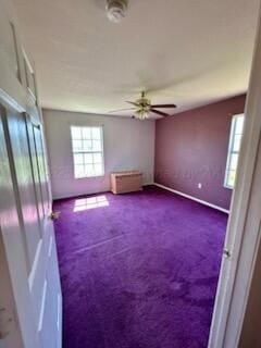 1512 N Tyler St, Amarillo, TX 79107 - spare room with carpet, healthy amount of natural light, and ceiling fan